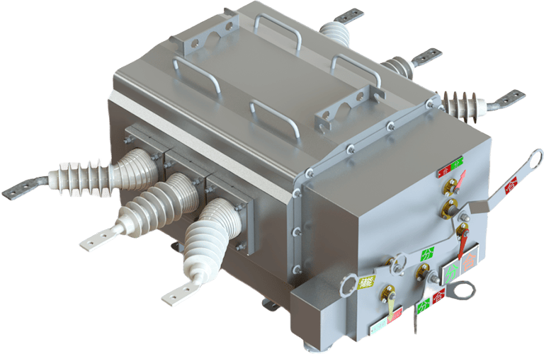Высоковольтный выключатель в коробе